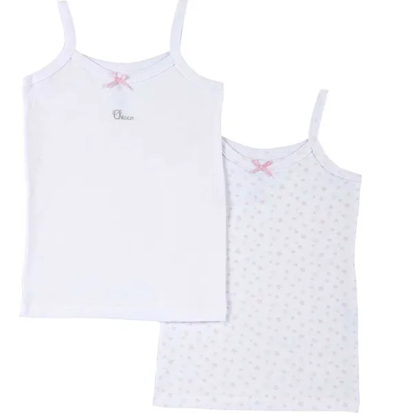 Intimo|Chicco Set Due Canottiere A Costina