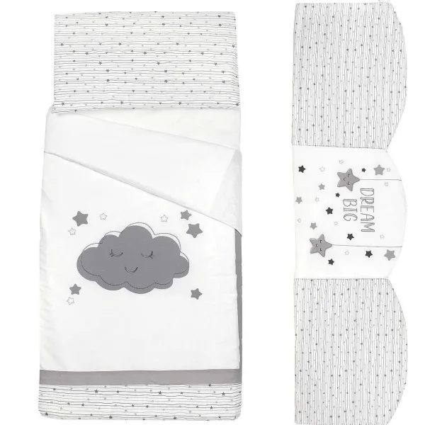 Copertine|Chicco Set Piumino, Paracolpi, Lenzuola E Federa Con Stelline