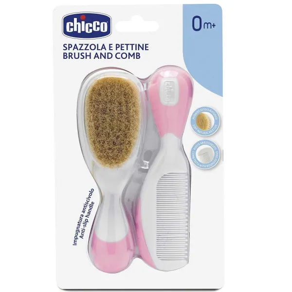 Cura E Accessori Bagnetto|Chicco Spazzola E Pettine Rosa