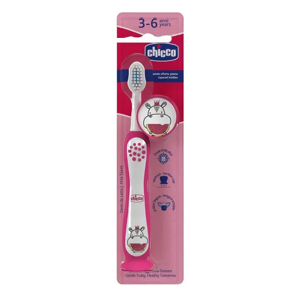 Igiene Orale|Chicco Spazzolino 3-6 Anni Hippo