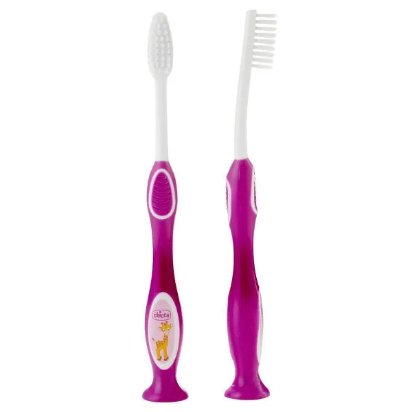 Igiene Orale|Chicco Spazzolino Da Denti 3-6 Anni Viola - Giraffa