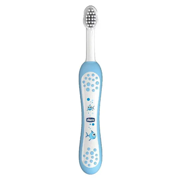 Igiene Orale|Chicco Spazzolino Da Denti 6-36 M Multicolore Azzurro