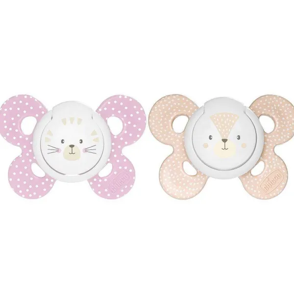Succhietti Physioforma|Chicco Succhietto Physioforma® Comfort 6-16M (2 Pcs) Silicone Tiger And Fox