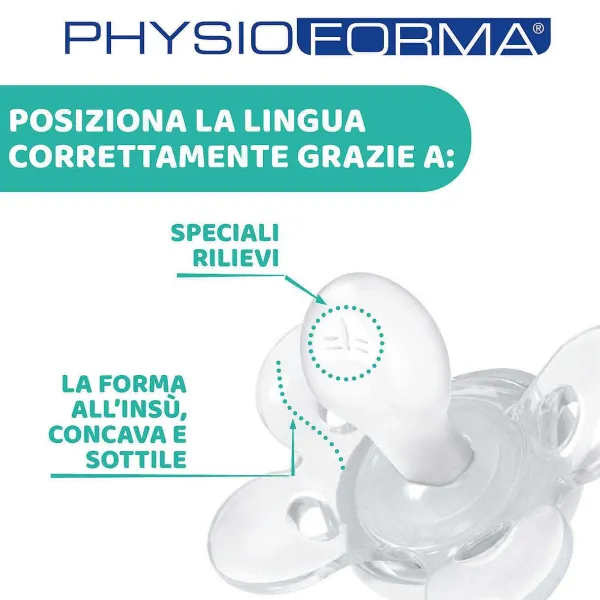 Succhietti Physioforma|Chicco Succhietto Physioforma® Comfort 16-36M (1 Pcs) Silicone Stars