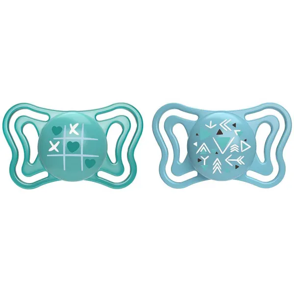 Succhietti Physioforma|Chicco Succhietto Physioforma® Light 16-36M (2 Pcs) Tris/Frecce