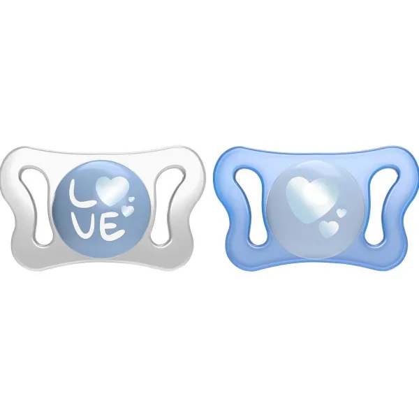 Succhietti Physioforma|Chicco Succhietto Physioforma® Micr 0-2M (2 Pcs) Love- Cuore