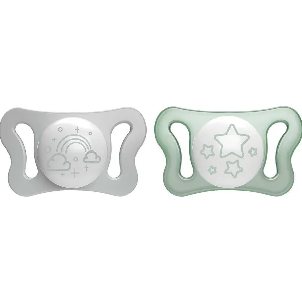Succhietti Physioforma|Chicco Succhietto Physioforma® Micr 0-2M (2 Pcs) Nuvole - Stelle