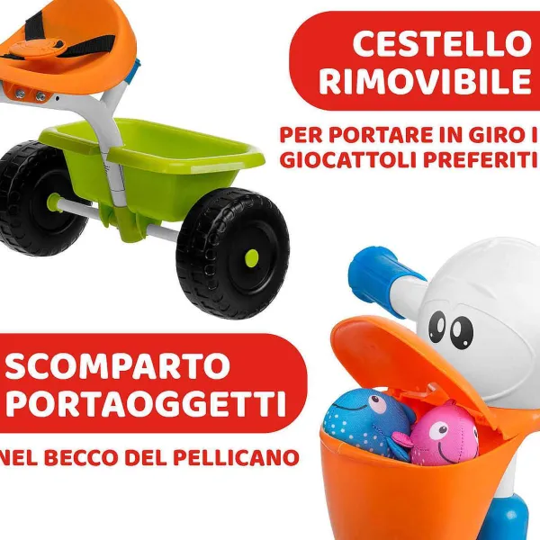 Tricicli|Chicco Triciclo Pellicano 2 In 1