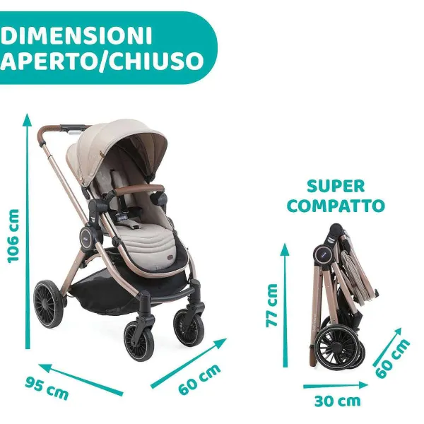 Trio E Sistemi Modulari|Chicco Trio Best Friend Pro Con Kory Essential Desert Taupe