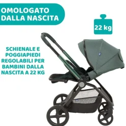 Trio E Sistemi Modulari|Chicco Trio Mysa Con Kory Essential Jade Green