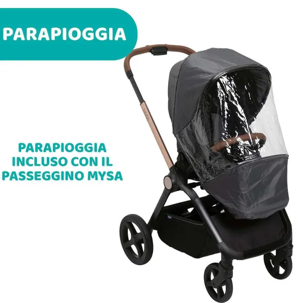 Trio E Sistemi Modulari|Chicco Trio Mysa Con Kory Essential Black Satin
