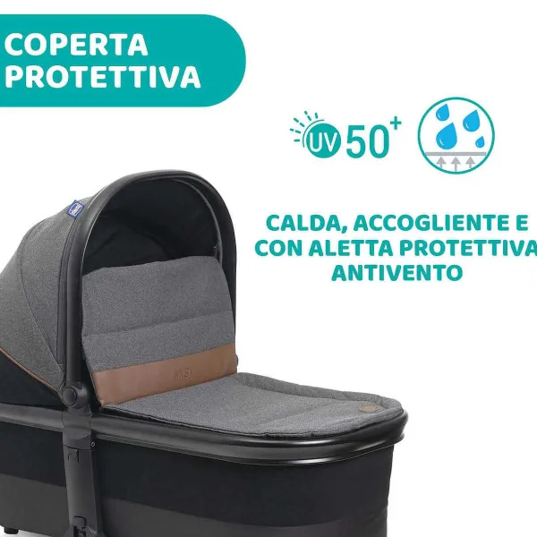 Trio E Sistemi Modulari|Chicco Trio Mysa Con Kory Essential Black Satin