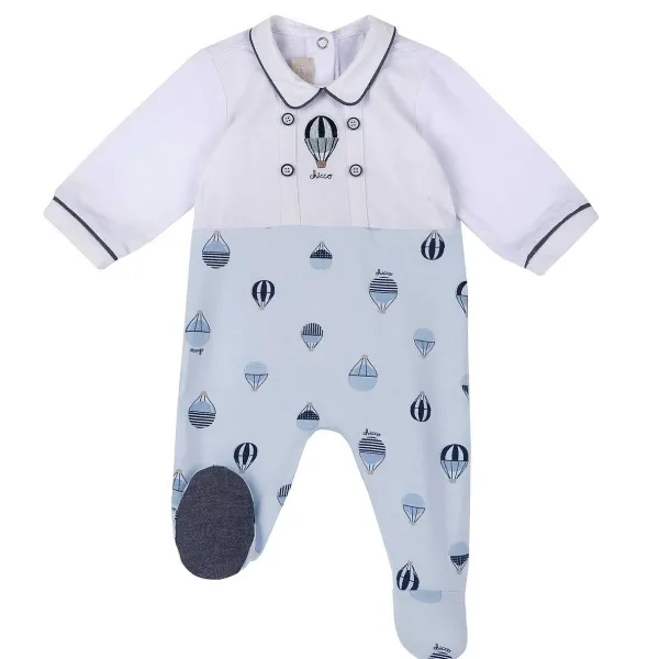 Tutine|Chicco Tutina Di Jersey Con Colletto E Mongolfiere