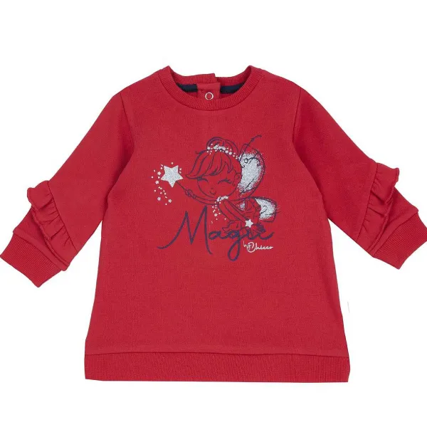 Vestiti|Chicco Vestito Con Volant Sulle Maniche