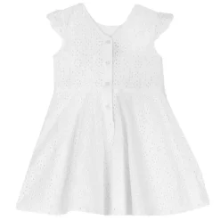 Vestiti|Chicco Vestito Elegante Con Ricami Sangallo