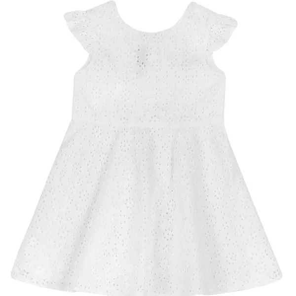 Vestiti|Chicco Vestito Elegante Con Ricami Sangallo