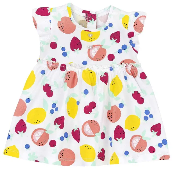 Vestiti|Chicco Vestito Manica Corta Con Frutta